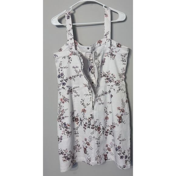No Boundaries Women’s Floral Button-Front Sundress –Size XL, Casual Summer Dress - Picture 4 of 10